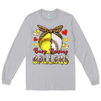 Moon Dust busy raising ballers with baseball and softball Long Sleeve Tee - texasbilliewilder
