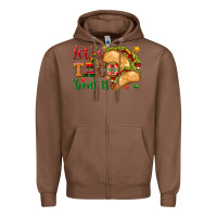 Chestnut Let's Taco 'Bout It Zipper Hoodie - texasbilliewilder