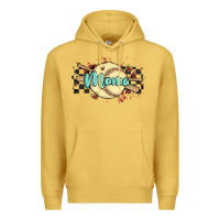 Antique Gold softball mama Premium Hoodie - MaliasSmallBusiness