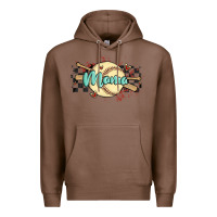 Chestnut softball mama Premium Hoodie - MaliasSmallBusiness