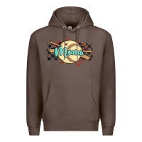 Coffee softball mama Premium Hoodie - MaliasSmallBusiness