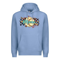 Colony Blue softball mama Premium Hoodie - MaliasSmallBusiness