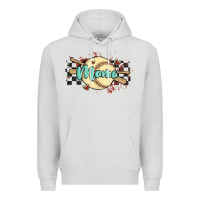Dove Grey softball mama Premium Hoodie - MaliasSmallBusiness