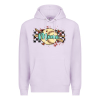 Lilac softball mama Premium Hoodie - MaliasSmallBusiness