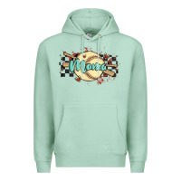 Seafoam softball mama Premium Hoodie - MaliasSmallBusiness