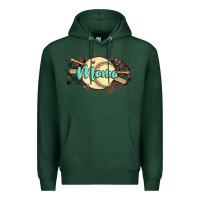 Sports Green softball mama Premium Hoodie - MaliasSmallBusiness