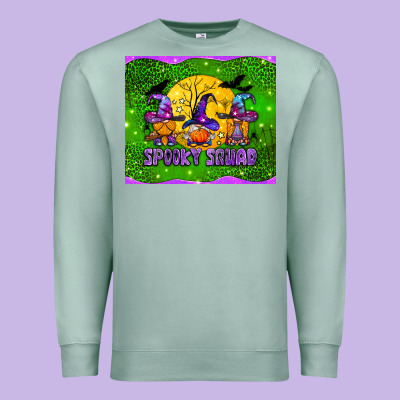 Spooky Squad Mouse Pad Premium Sweatshirt Designed By Bundleandbundleshop