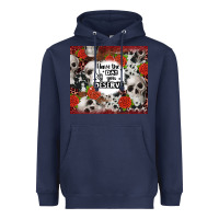 Navy have the day you deserve skull and rose Heavyweight Hoodie - JahusDesignShop