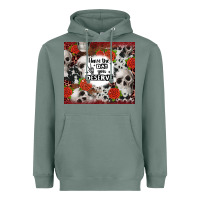 Sage have the day you deserve skull and rose Heavyweight Hoodie - JahusDesignShop