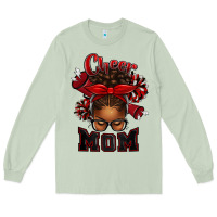 Matcha cheer mom afro messy bun Long Sleeve Tee - texasbilliewilder