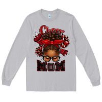 Moon Dust cheer mom afro messy bun Long Sleeve Tee - texasbilliewilder