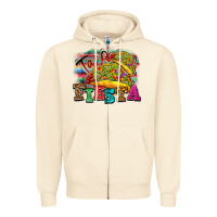Sandshell Taco Fiesta Zipper Hoodie - texasbilliewilder