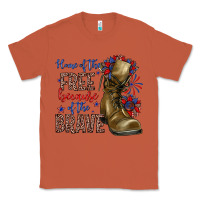 Copper home of the free because of the brave Classic Tee - Zillion Design Studio