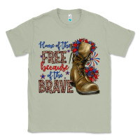 Matcha home of the free because of the brave Classic Tee - Zillion Design Studio