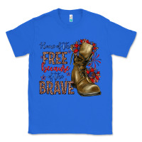 True Royal home of the free because of the brave Classic Tee - Zillion Design Studio