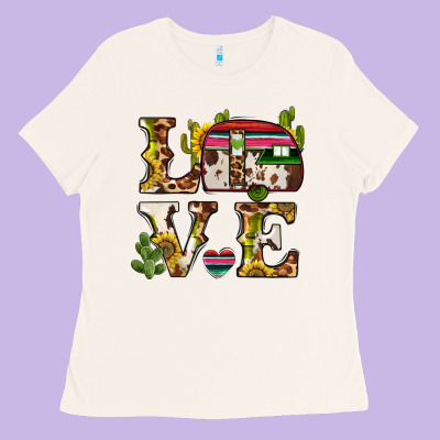 Love Caravan Ladies Tee Designed By Barkaloodesign