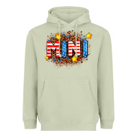 Matcha usa mini  leopard background Heavyweight Hoodie - AdoDesignShop