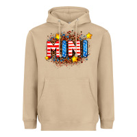 Mushroom usa mini  leopard background Heavyweight Hoodie - AdoDesignShop
