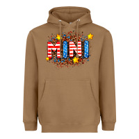 Toasted Coconut usa mini  leopard background Heavyweight Hoodie - AdoDesignShop