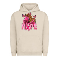 Pigment French Oak Hope Breast Cancer nails Urban Hoodie - NancyCooperArtShop