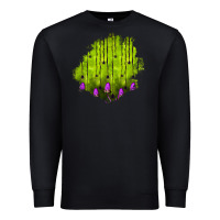 Black halloween patch Premium Sweatshirt - BundleAndBundleShop