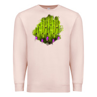 Pale Pink halloween patch Premium Sweatshirt - BundleAndBundleShop