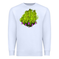 White halloween patch Premium Sweatshirt - BundleAndBundleShop