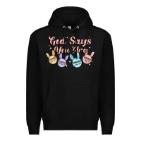 Black god says you are easter Premium Hoodie - MaliasSmallBusiness