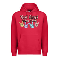 Cardinal god says you are easter Premium Hoodie - MaliasSmallBusiness