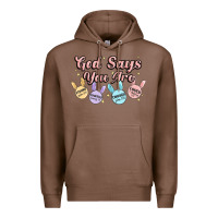 Chestnut god says you are easter Premium Hoodie - MaliasSmallBusiness