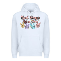 White god says you are easter Premium Hoodie - MaliasSmallBusiness