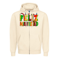 Sandshell feliz navidad Zipper Hoodie - Zillion Design Studio
