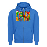 True Royal feliz navidad Zipper Hoodie - Zillion Design Studio