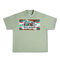 Oil Green first my mother forever my friend  license plate Urban Heavy Tee - Artiststas