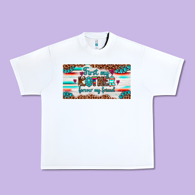 First My Mother Forever My Friend  License Plate Urban Heavy Tee Designed By Artiststas