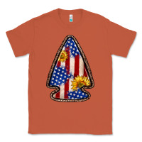 Copper American flag sunflower arrowhead Classic Tee - Zillion Design Studio