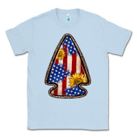 American Flag Sunflower Arrowhead Classic Tee | Teevron