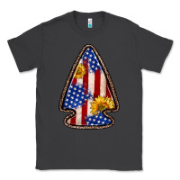 Smoke American flag sunflower arrowhead Classic Tee - Zillion Design Studio