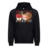 Black take me out to the ballgame Urban Hoodie - MaliasSmallBusiness