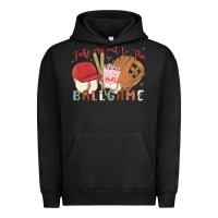Pigment Black take me out to the ballgame Urban Hoodie - MaliasSmallBusiness