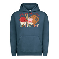 Pigment Midnight Navy take me out to the ballgame Urban Hoodie - MaliasSmallBusiness