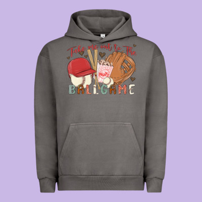 Take Me Out To The Ballgame Urban Hoodie Designed By Maliassmallbusiness