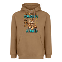 Toasted Coconut be strong and courageous Heavyweight Hoodie - JahusDesignShop