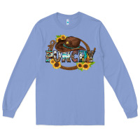 Colony Blue punchy Long Sleeve Tee - Zillion Design Studio