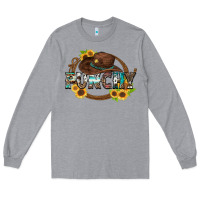 Heather Grey punchy Long Sleeve Tee - Zillion Design Studio