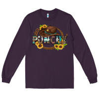 Plum punchy Long Sleeve Tee - Zillion Design Studio