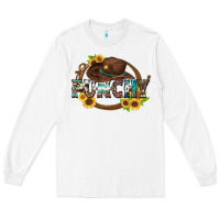 White punchy Long Sleeve Tee - Zillion Design Studio