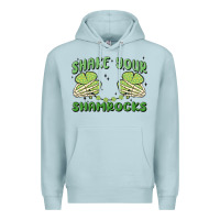 Blue Mist shake your shamrocks Premium Hoodie - MaliasSmallBusiness