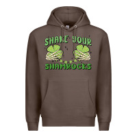 Coffee shake your shamrocks Premium Hoodie - MaliasSmallBusiness