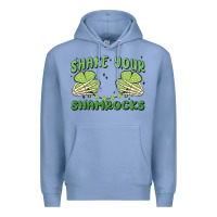 Colony Blue shake your shamrocks Premium Hoodie - MaliasSmallBusiness